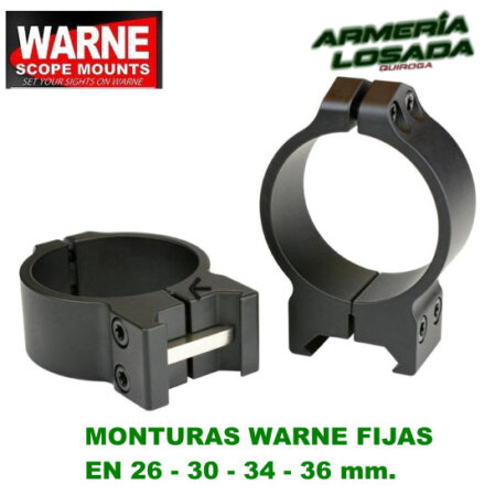 MONTURA WARNER FIJAS
