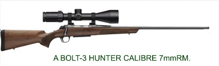 RIFLE BROWNING A BOLT -3 HUNTER